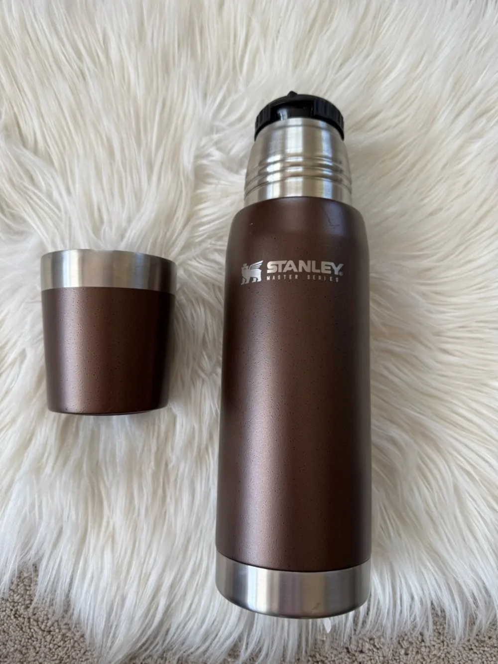 Stanley Master Series The Unbreakable Brown Stainless Vacuum Bottle - Picture 4 of 4